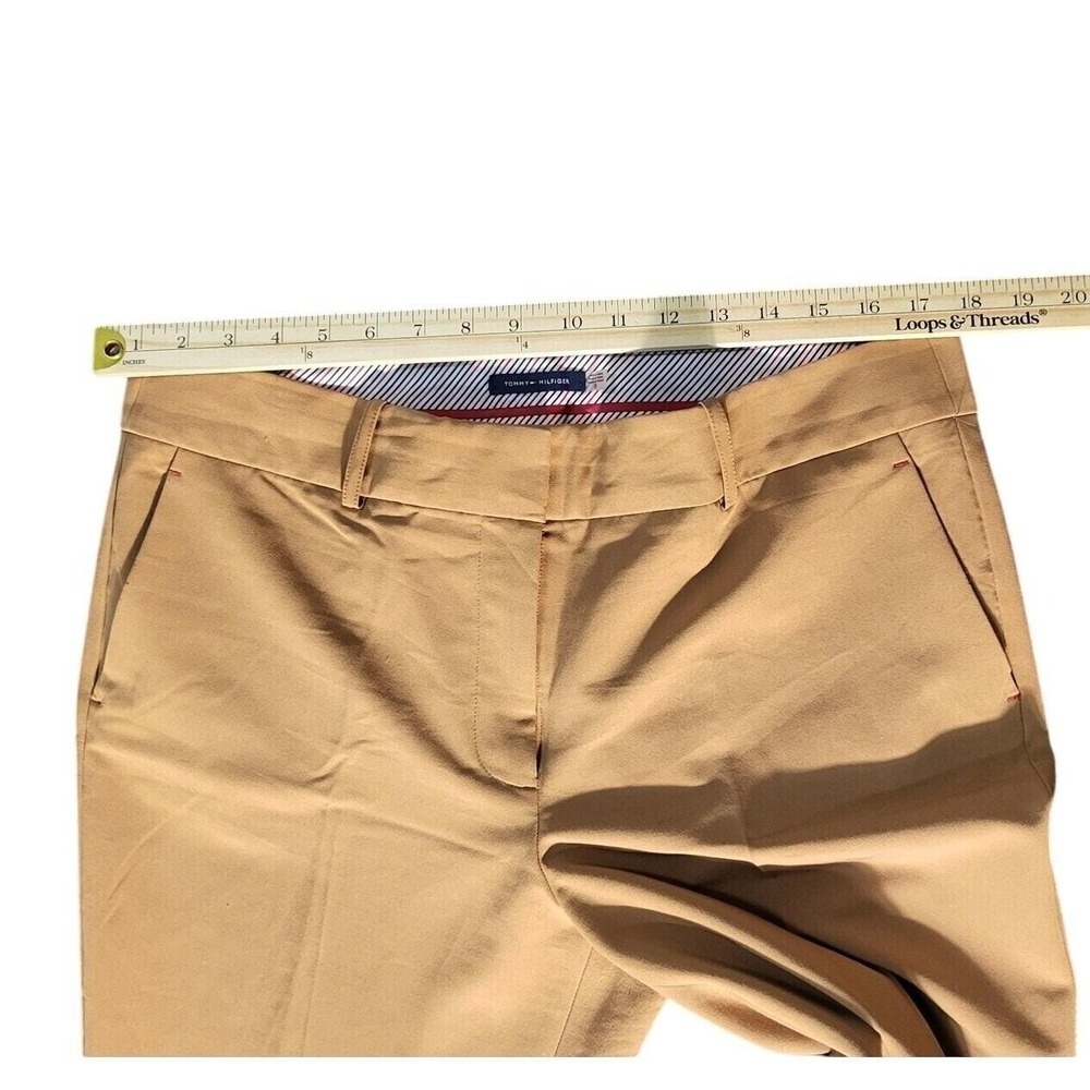 Tommy Hilfiger Trouser Pants Career Dress Business Casual Tan Size 6 - Picture 4 of 8